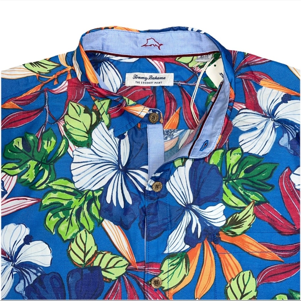 Tommy Bahama IslandZone Coconut Point Luau Camp Hawaiian Floral Shirt‎ XL - Picture 4 of 16